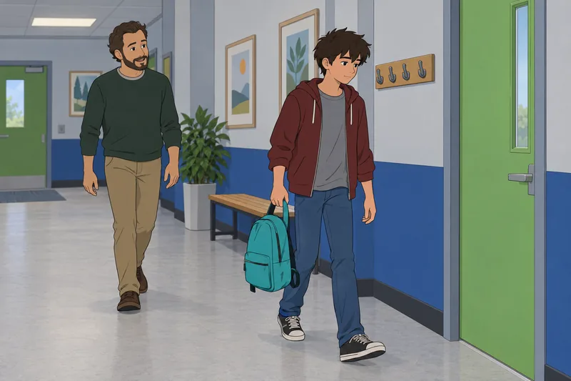 cuestionario ¿Mi hijo cuelga su mochila?