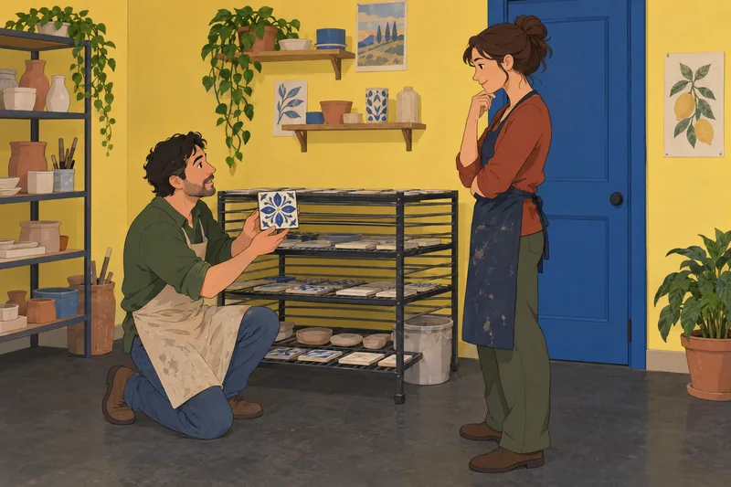 Does She Like shows a ceramic workshop exchange.