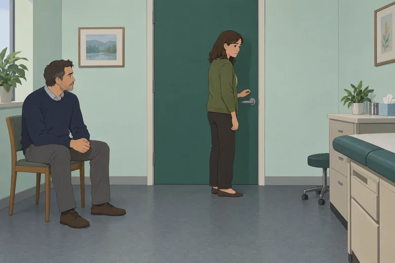 Does She Like quiet distance at the clinic.