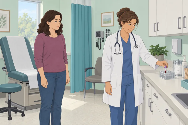 ¿Realmente funciona el cuestionario? Una médica revisa muestras.