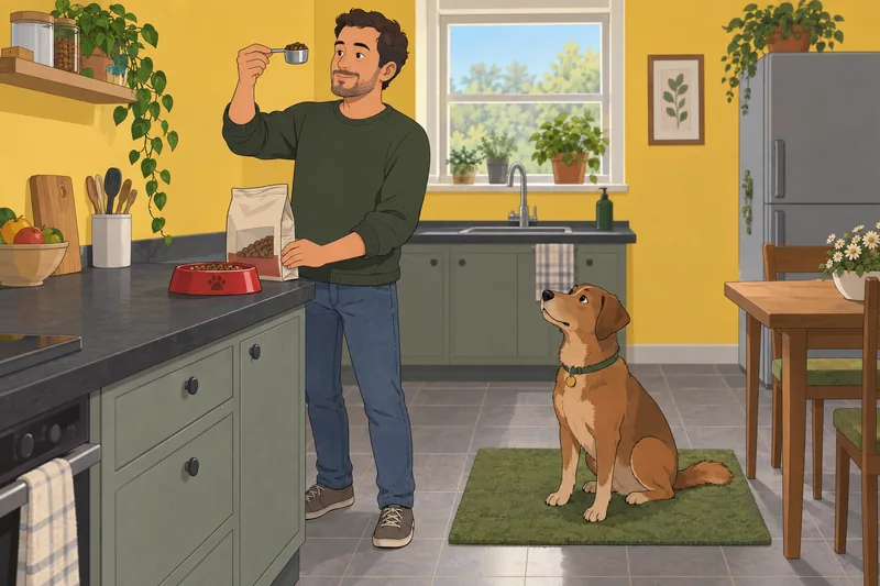 cuestionario sobre alimento: hombre mide croquetas.