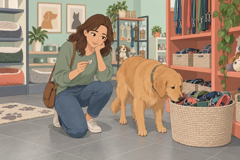 Escena del cuestionario sobre nombres y un perro.
