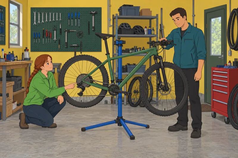 Quiz ¿Cuál de: escena práctica en bicicletas.