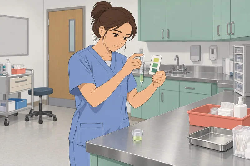 Dosage Calculation Quiz shows a learner measuring medicine.