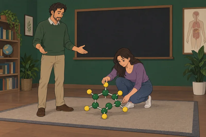 El cuestionario sobre hormonas cobra forma en clase.