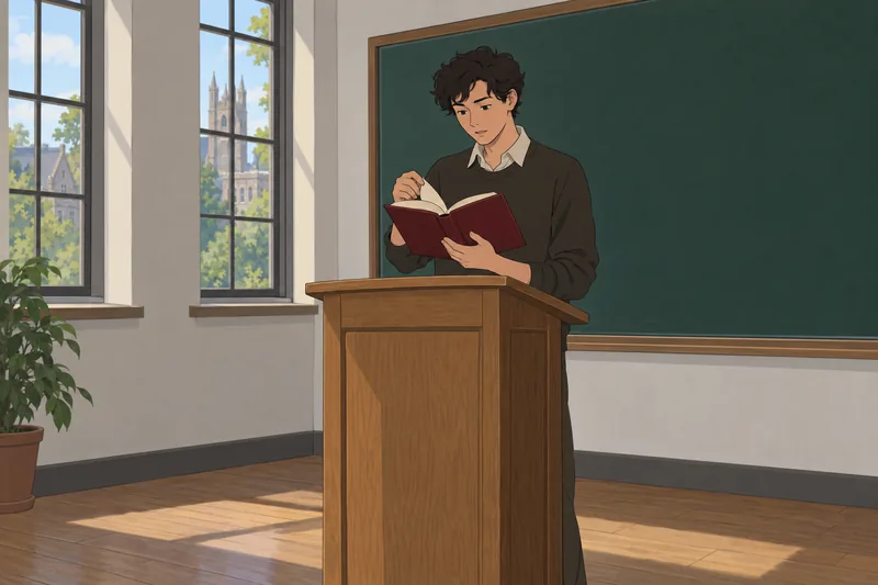 Dracula Quiz reader studies an open novel.