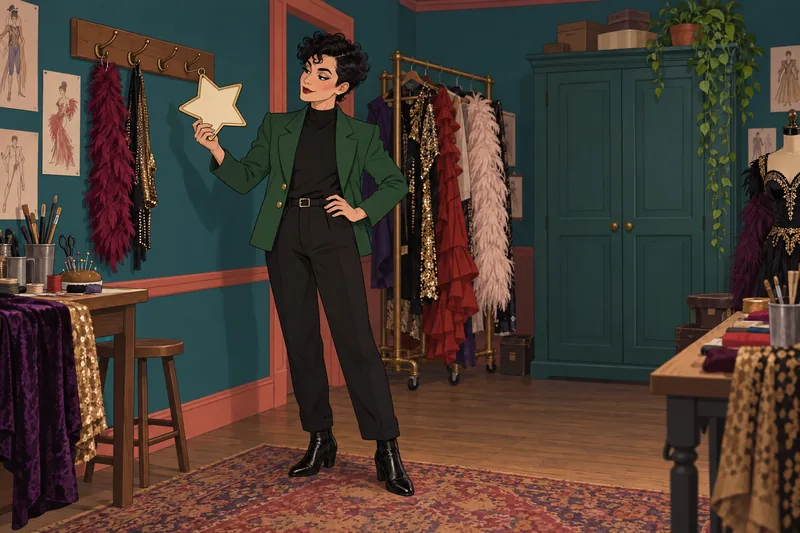 Drag Name Quiz shows a focused performer.