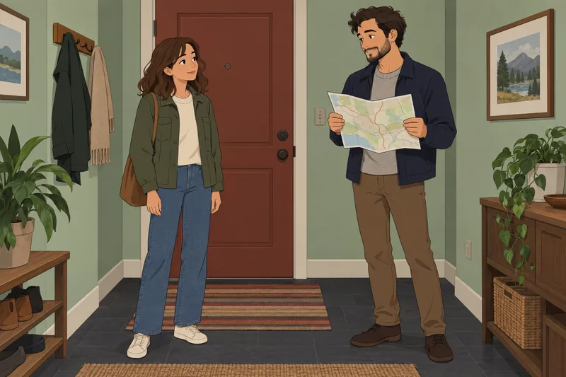 Dream Boyfriend Quiz in a quiet hallway.