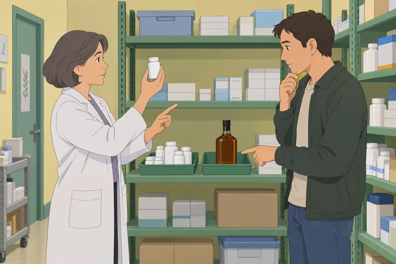 El cuestionario sobre drogas continúa en farmacia.