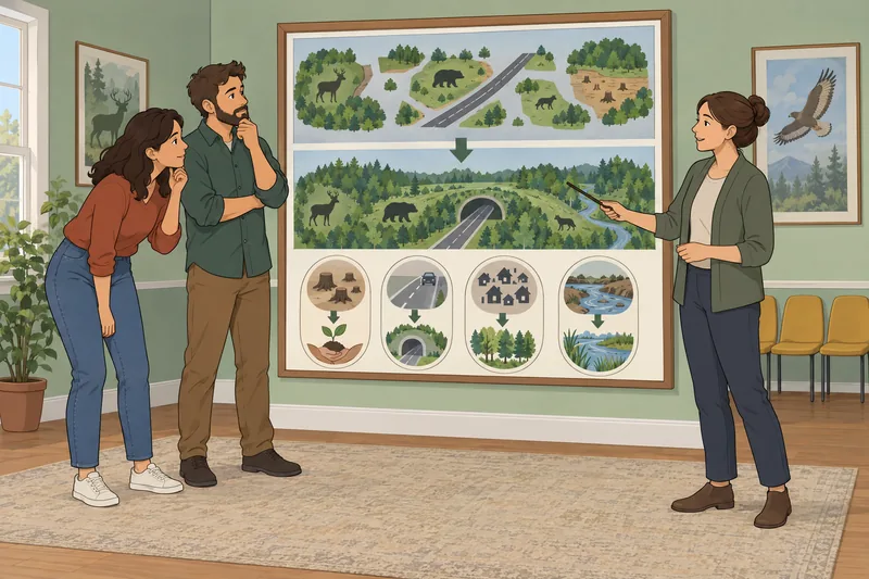 Earth Day Quiz shows a habitat-conservation lesson.