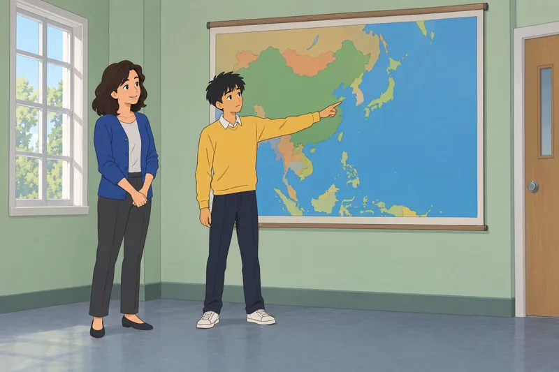 East Asia Capitals depicts focused map practice.