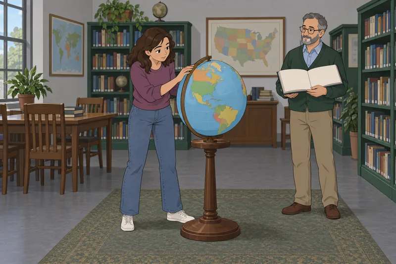 Eastern States and a globe guide recall.