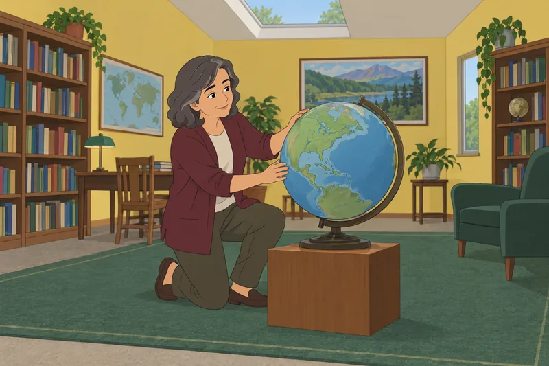 Eastern States Quiz features a geography globe.