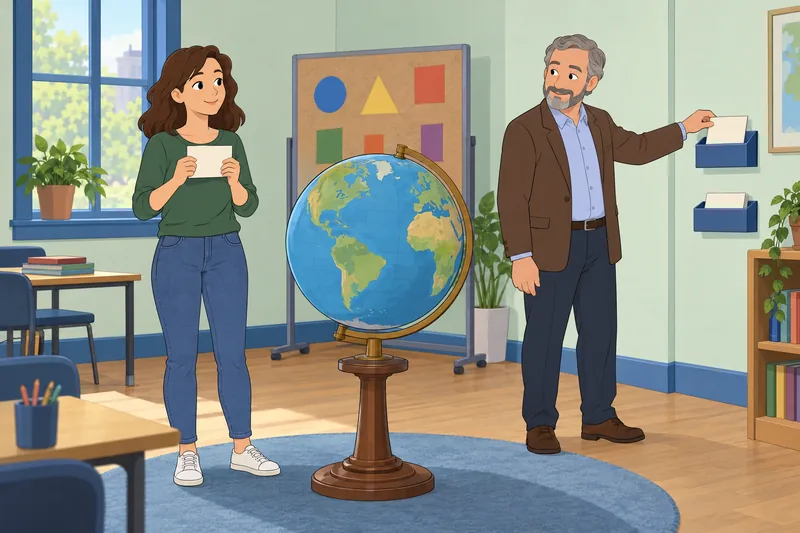 El cuestionario fácil de conocimientos muestra un globo.