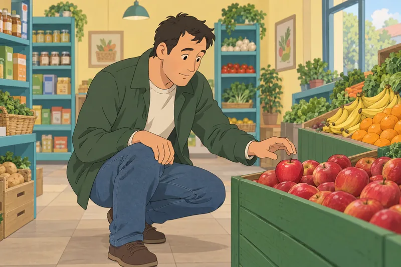 Eating Behavior Questionnaire beside a red apple.