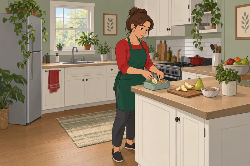 Eating for Your shows a balanced lunch routine.