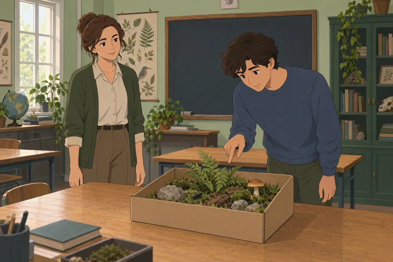 Un cuestionario sobre ecosistemas muestra un hábitat.