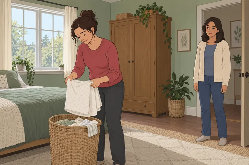 Postpartum Depression Test shows quiet home coping.