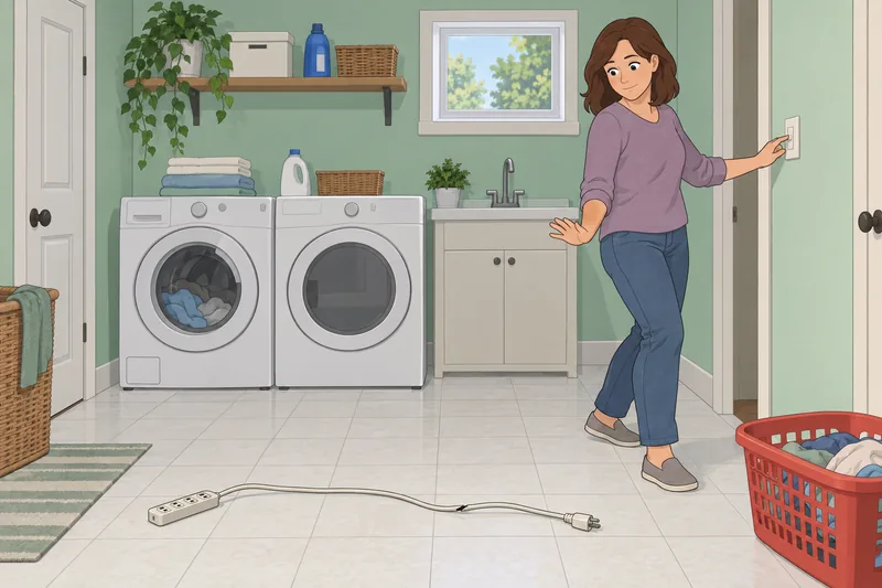 cuestionario sobre seguridad muestra un cable apartado.