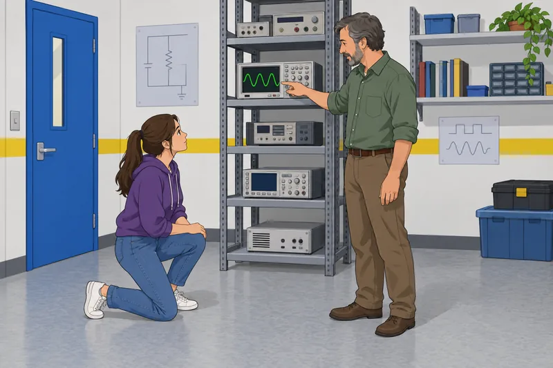 Electronics Quiz captures an oscilloscope lesson.