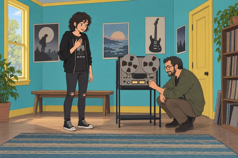 Quiz de música muestra una pista auditiva.