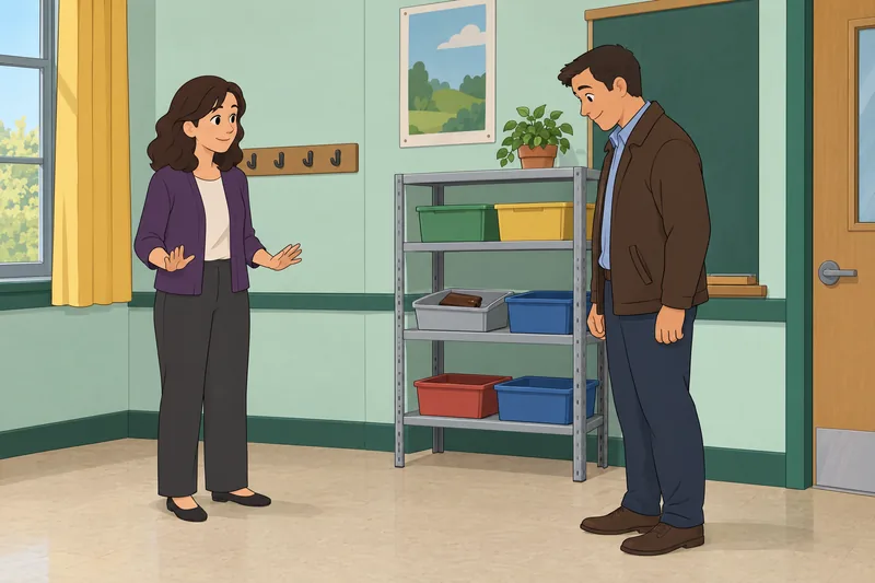 Escena de desarrollo emocional: devuelve una cartera.