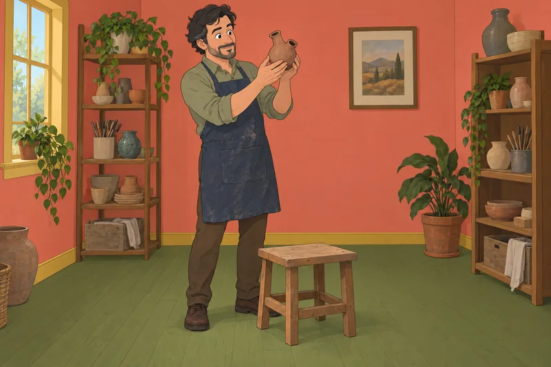 Esta escena habla de creatividad emocional y arcilla.