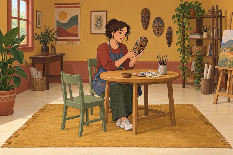 La escena habla de creatividad emocional y reflexión.