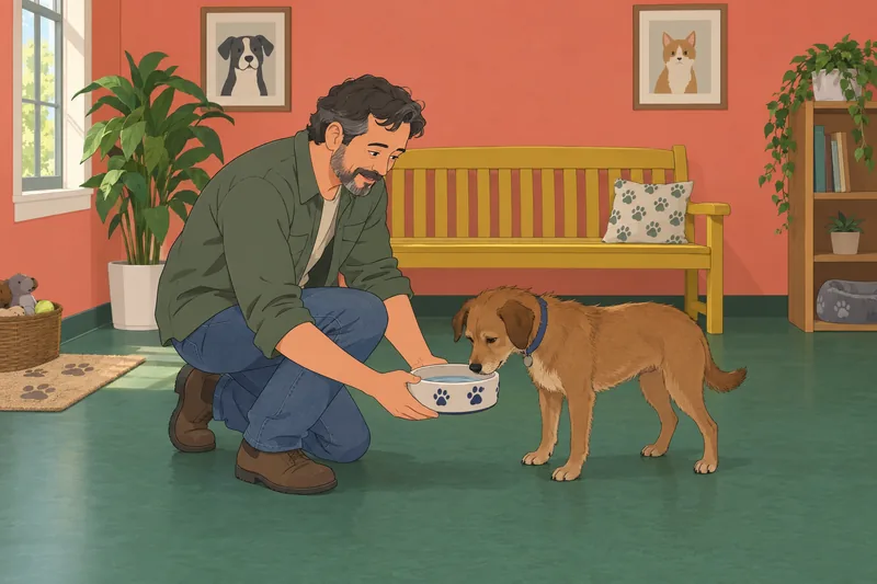 Emotional Empathy Questionnaire depicts gentle animal care.