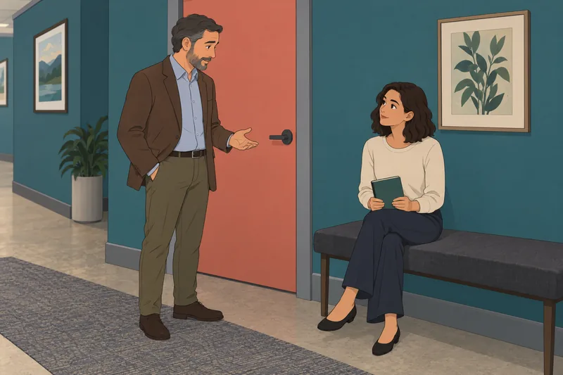 Emotional Intelligence Level: a quiet hallway conversation.