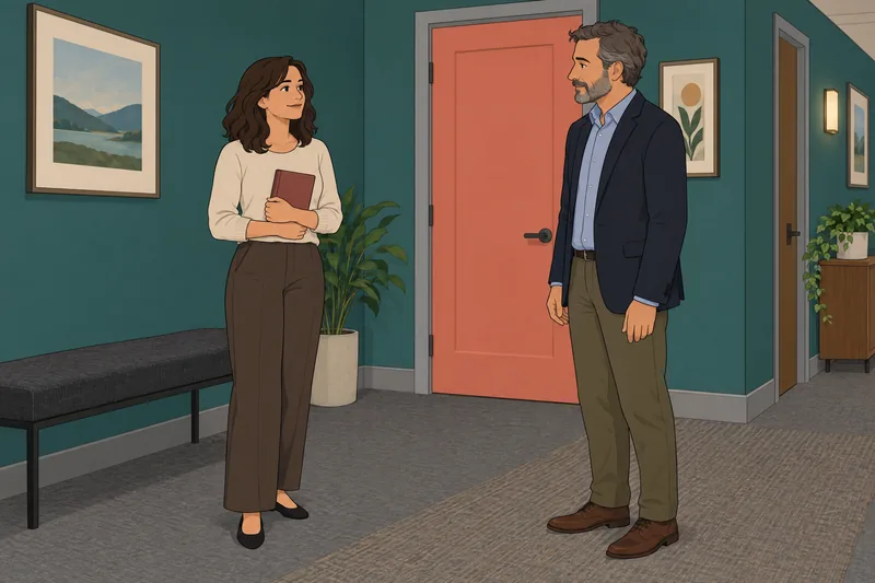 nivel de inteligencia: charla tranquila en un pasillo.