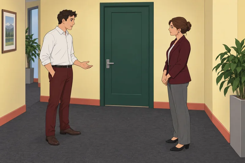 Emotional Intelligence Test depicts a pause during dialogue.