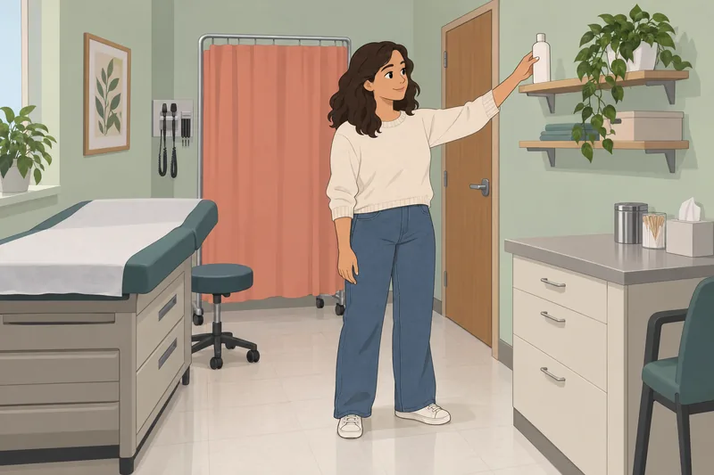 Body Investment Scale shows calm clinic care.