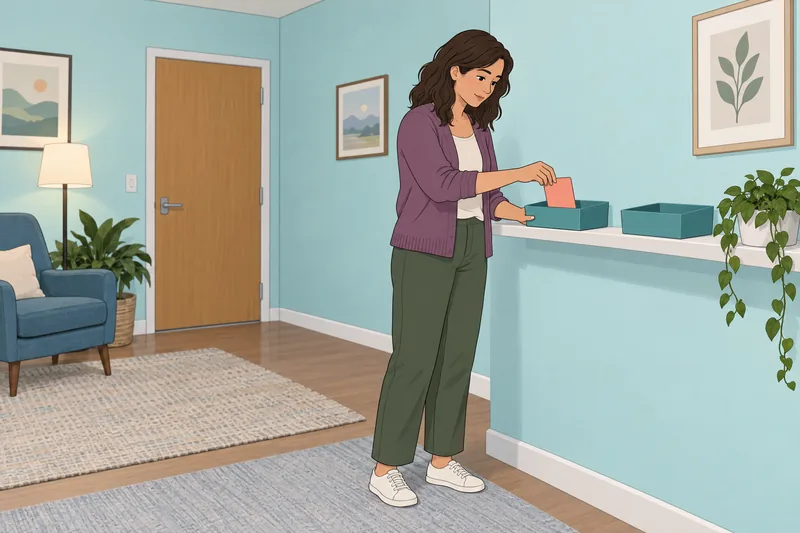 Emotional Maturity Scale shows a woman sorting cards.
