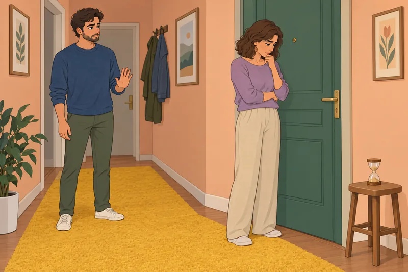 La escala de esquemas acompaña una pausa serena.