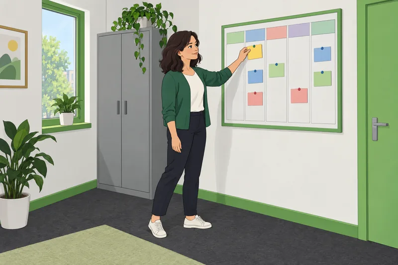 Employment Personality Test shows focused work planning.