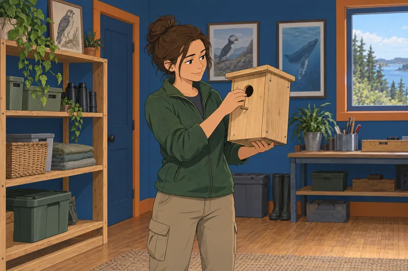 El cuestionario sobre especies presenta una caja nido.