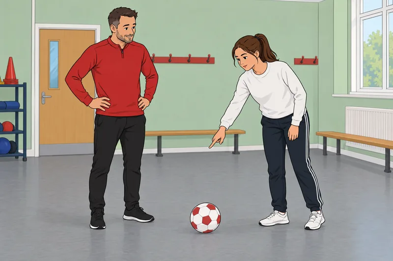 England Football Quiz shows a learner thinking.