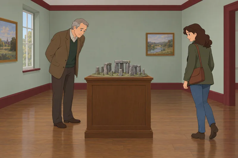 England Quiz appears beside a Stonehenge model.