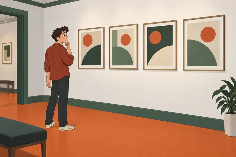 ESP Test: a visitor notices a repeated design.