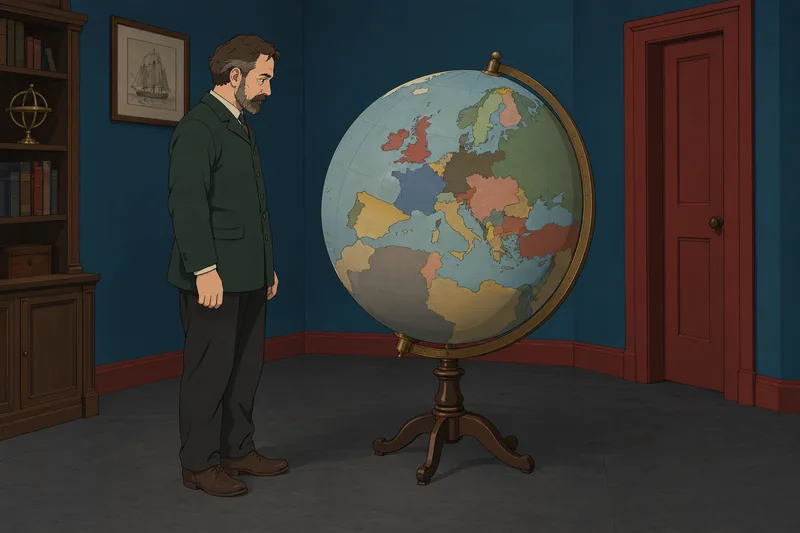 El cuestionario sobre el mapa gira.