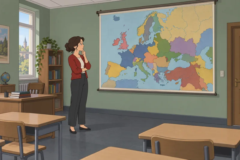 Este cuestionario sobre el mapa revisa fronteras.