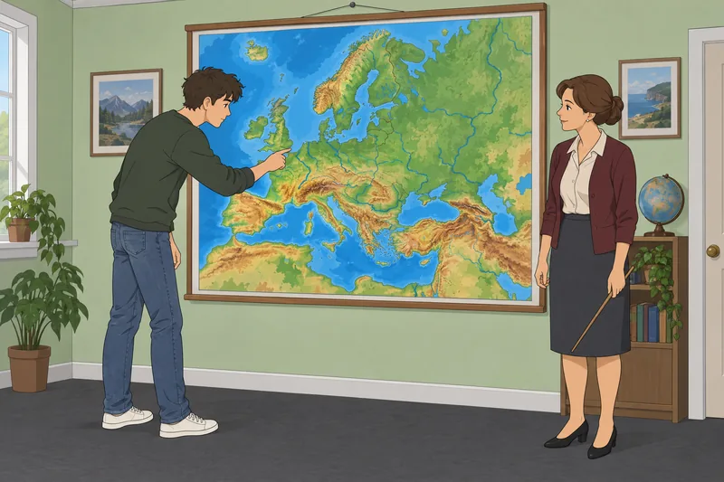 cuestionario sobre los ríos europeos en clase.