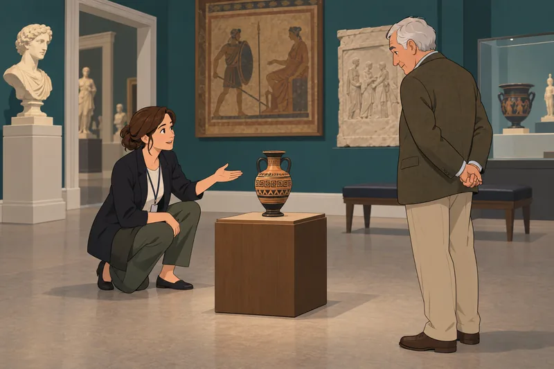 Europe Facts Quiz highlights a museum artifact.