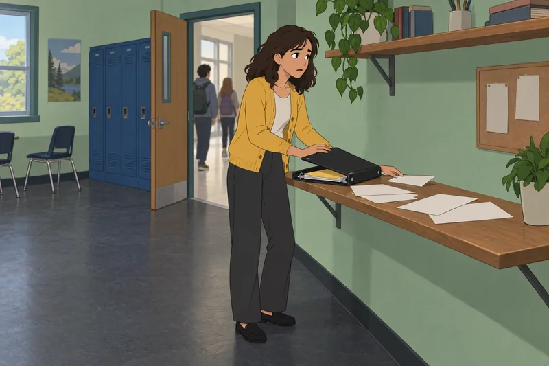 autoevaluación de disfunción presenta a una estudiante distraída.