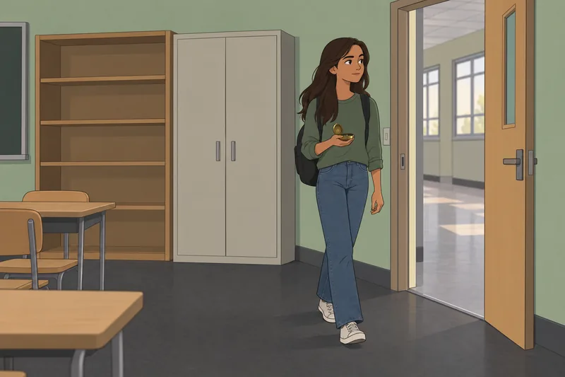 escala de existencia muestra a un estudiante decidiendo.