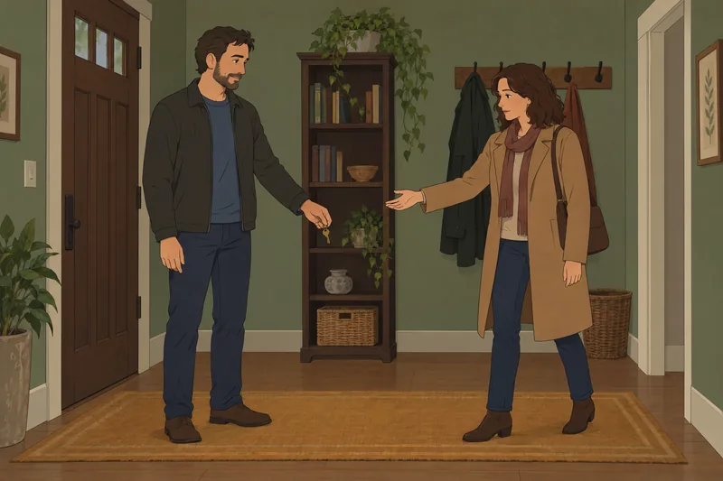 experiencia en relaciones muestra un gesto de confianza.