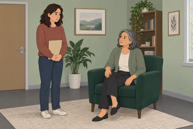 Psychological Crisis Experience unfolds during a clinic pause.