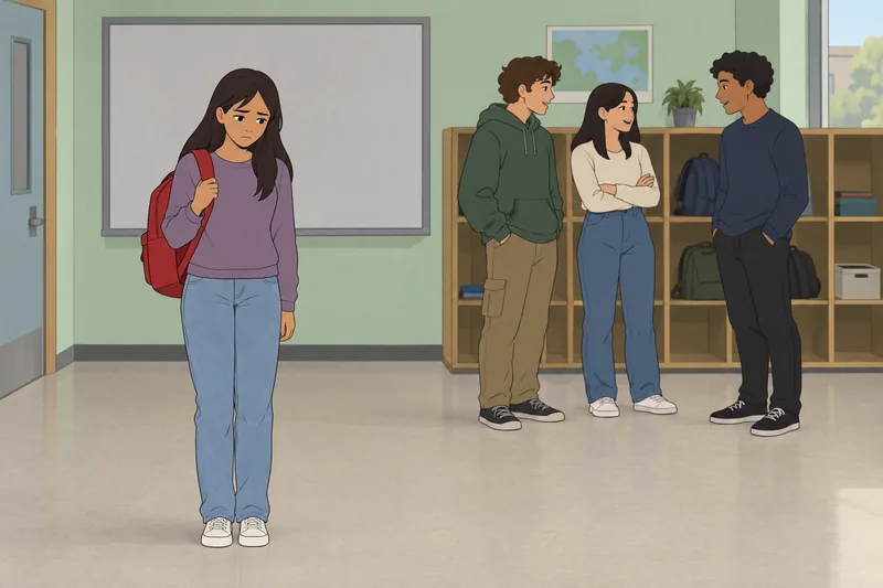 Social Exclusion Experience appears in a classroom.