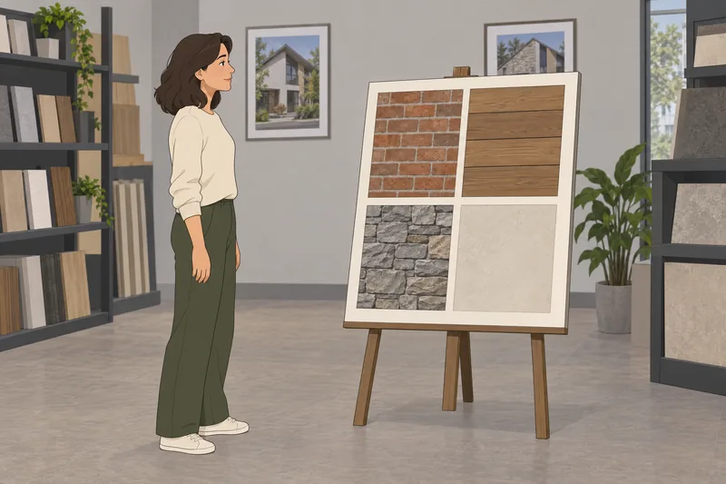 El cuestionario sobre estilos muestra modelos de fachadas.